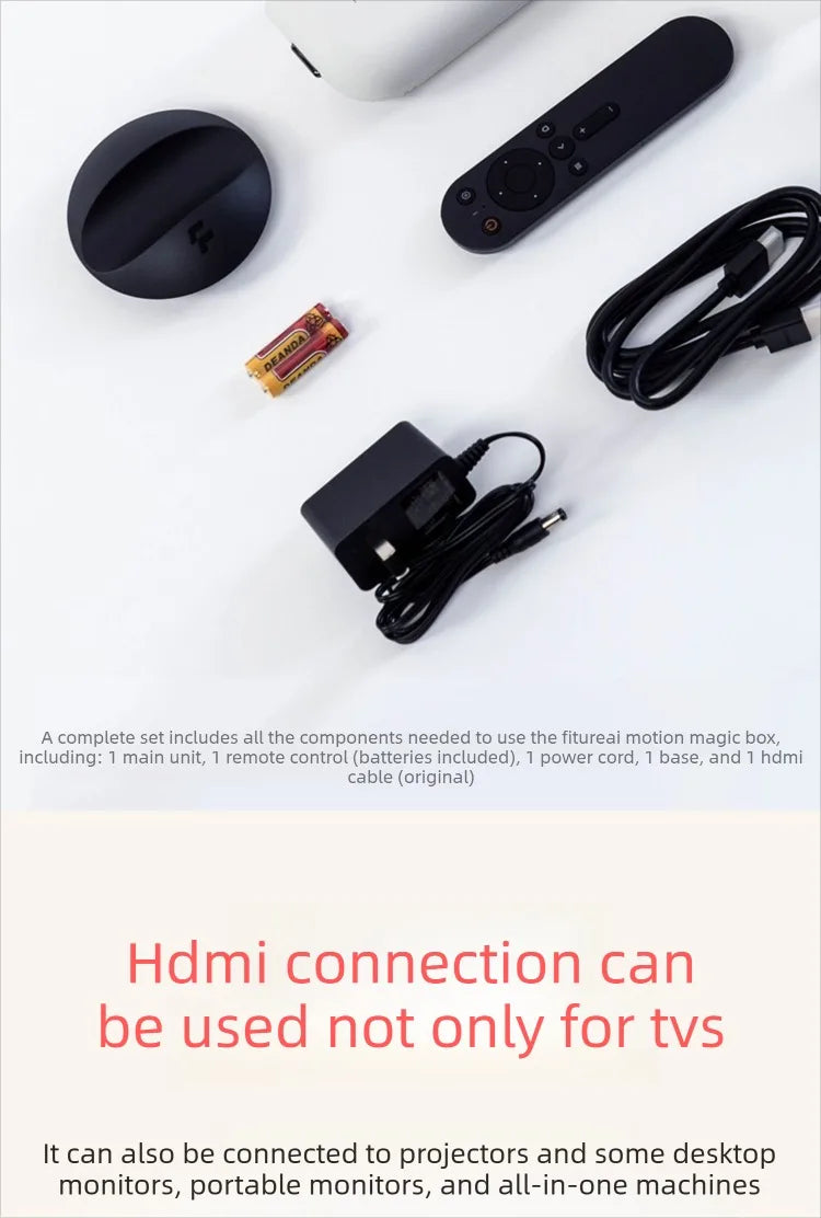 Fitness Magic Box AI, Intelligent Somatosensory Exercise, TV Projection, Console Game Dance Machine Home Fitness Equipment - Sun Studio