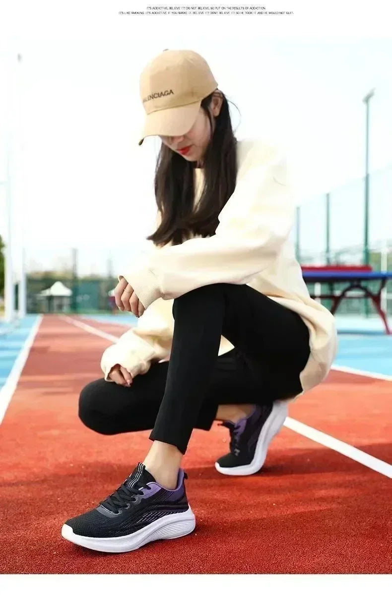 Casual Running Summer Fashion Anti Slip Hiking Mesh Breathability Athletic Shoe Tennis Woman Trend 2025 Woman Sneakers Couple - Sun Studio