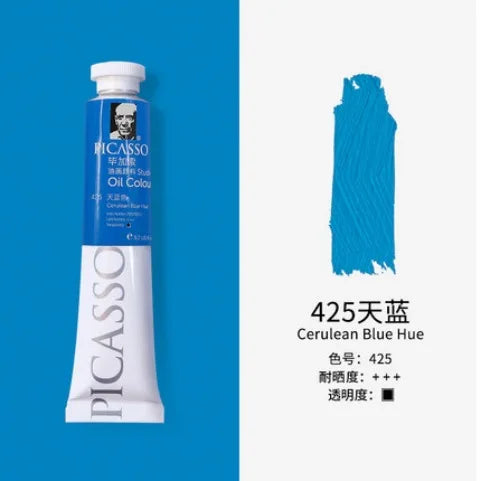 50/170ML Oil Painting Pigment for Beginners and Students Majoring In Fine Art Painting Creation Light-resistant Delicate Pigment