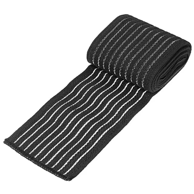 1Pc High Elasticity Knee Brace Support Wrap Portable Sport Elastic Bandage Adjustable Nylon Bracer Wristband - Sun Studio