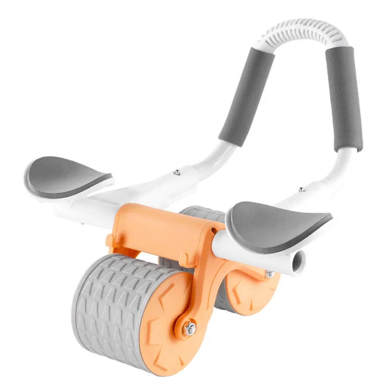 Elbow Support Automatic Rebound Abdominal Wheel Core Muscle Ab Trainer with Counter Display Fitness Exercise Roller Wheel - Sun Studio