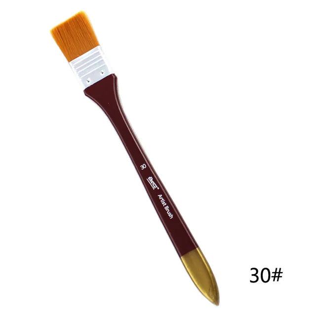 1Pcs Paint Brushes Acrylic DIY Graffiti Brush Set For Artist Oil Scrubbing Brush School Drawing Paint Stationery Supplies - Sun Studio