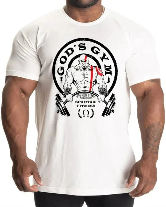 GOD'S GYM Fitness Training Gym Leisure T-Shirt Men's and Women's Luxury Brand - Sun Studio