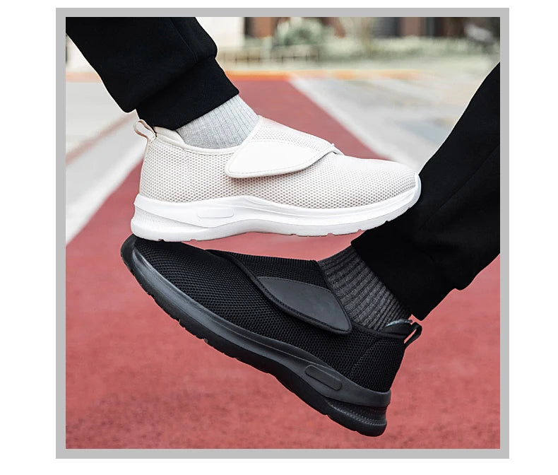 Winter Women Orthopedics Wide Feet Swollen Walking Casual Shoes Thumb Eversion Adjusting Soft Comfortable Diabetic Man Shoes