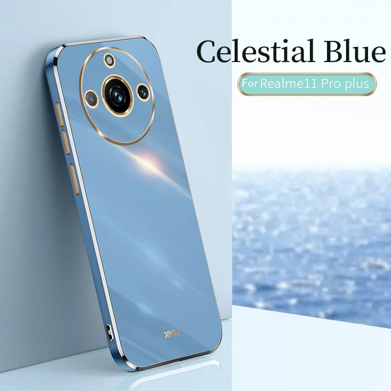 For Realme 11 Pro Plus 5G Case Soft TPU Cover High Quality Anti-fingerprint Camera Protection Case For Realme 11 Pro