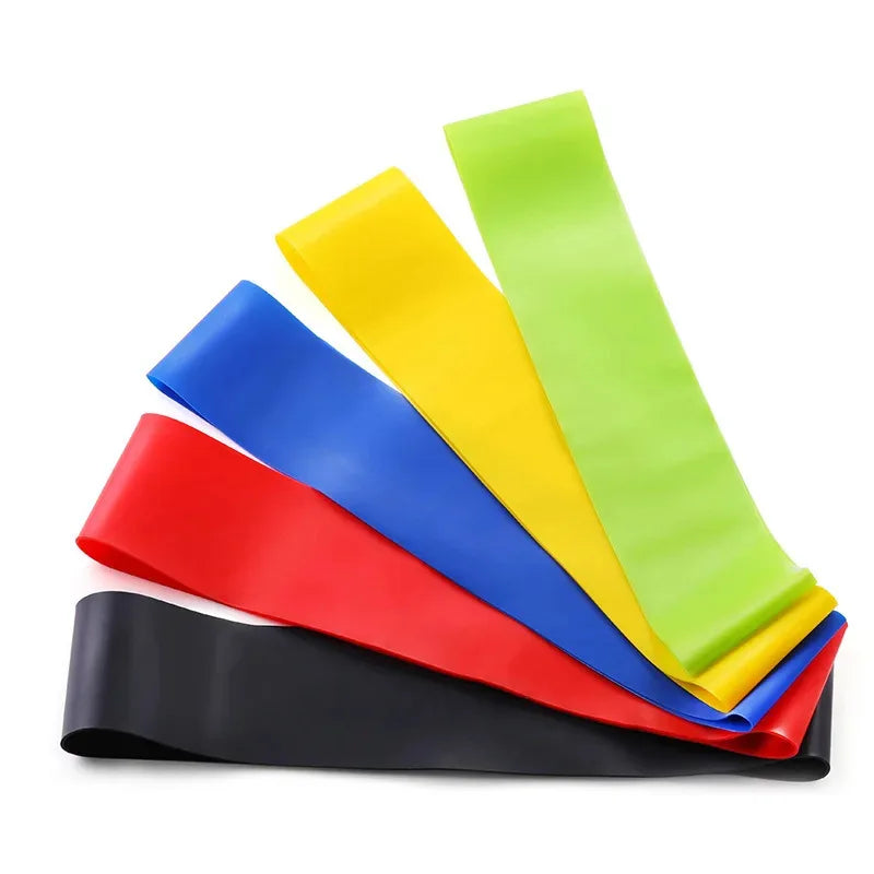 5/4/3/2/1PCS Fitness Equipment, Rubber Resistance Band, Yoga Gym, Elastic Gum Strength, Pilates, Women'S Weightlifting Exercise - Sun Studio