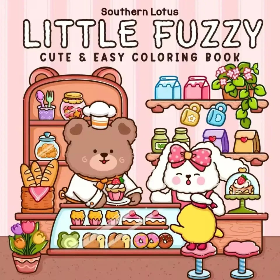Cheekoo Cartoon Coloring Book Set for Teens, 120 Pages Art Therapy Gift, Creative Fun & Stress Relief Activity Book - Sun Studio