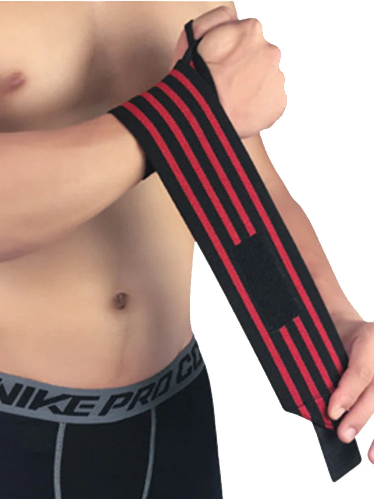 1Pcs Wristband Wrist Support Brace Straps Extra Strength Weight Lifting Wrist Wraps Bandage Fitness Gym Training Sports bandage - Sun Studio