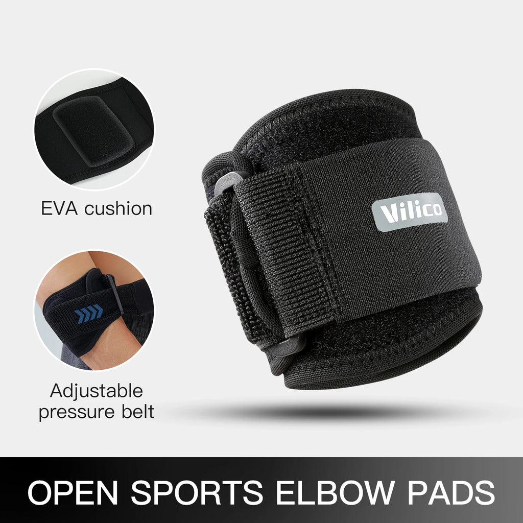 1PCS Adjustbale Tennis Elbow Support Guard Pads Golfer's Strap Elbow Lateral Pain Syndrome Epicondylitis Brace - Sun Studio