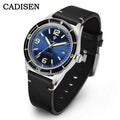 CADISEN 2026 Watch Men Mechanical Wristwatches MIYOTA 8215 Movement Genuine Leather Strap Waterproof Luminous Red Mens Watches - Sun Studio