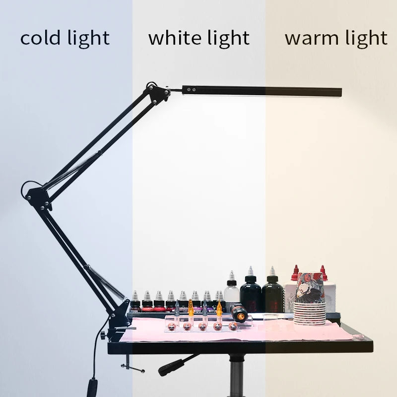 TAIDU Tattoo Adjustable angle Led Work Light 12W Steel with portable Tattoo Lighting clamp Led working lamp Tattoo Equipment - Sun Studio