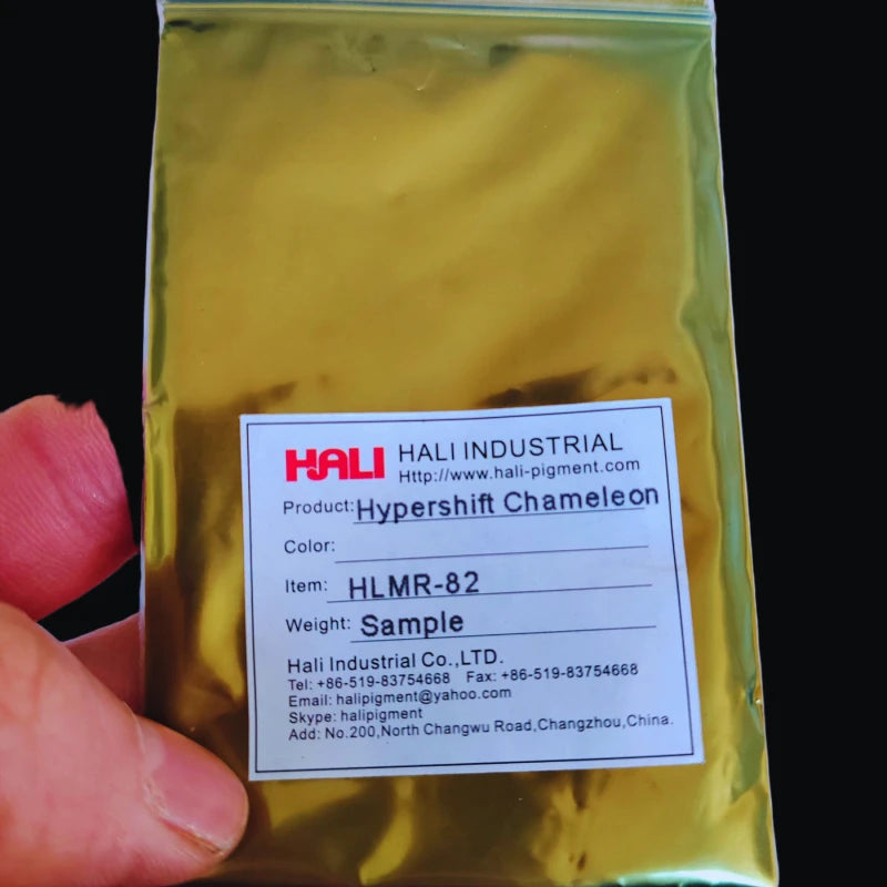 1G/Jar Super Chameleon Automotive Paint Pigment Powder Hypershift Chameleon Pigment Colorshift Blue/Red/Purple Item:HLMR-46