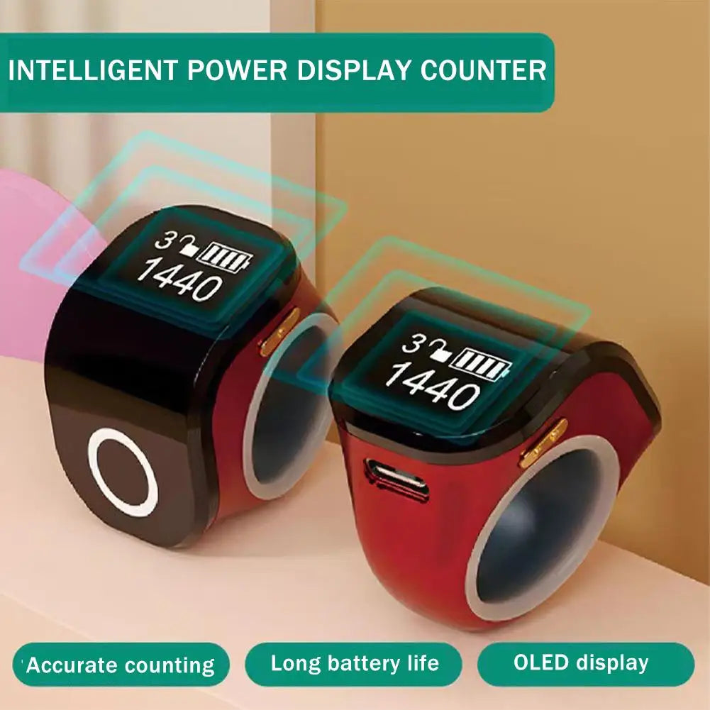 Mini Stitch Marker Row Finger Counter LCD Electronic Digital Display Hand Tally - Sun Studio