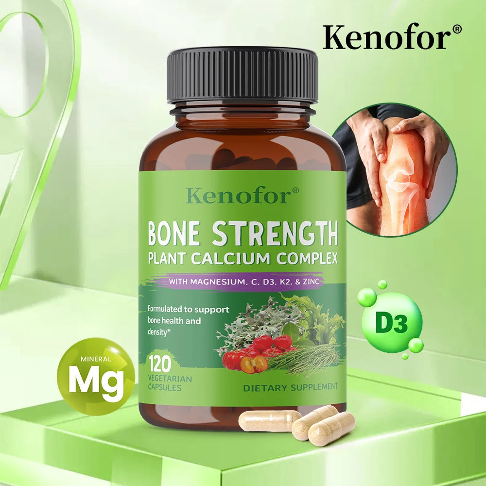 Calcium and Magnesium Supplements - for Bone Health, Nerve and Muscle Regulation, Improved Sleep, and Blood Pressure Regulation - Sun Studio