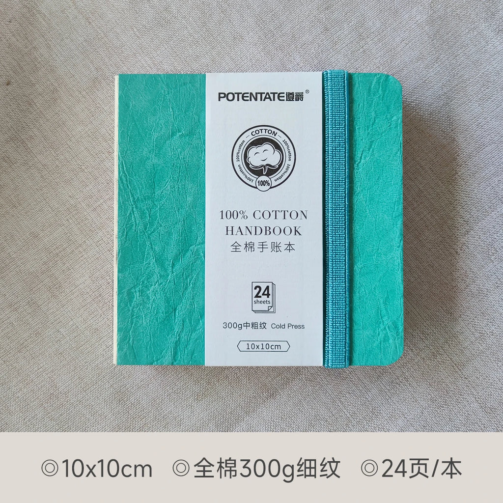 POTENTATE Watercolor 100% Cotton Paper Pad 24 Sheets10x10cm/9x14cm/13x19cm Artists Beginners Watercolor Sketchbook Drawing Paper - Sun Studio