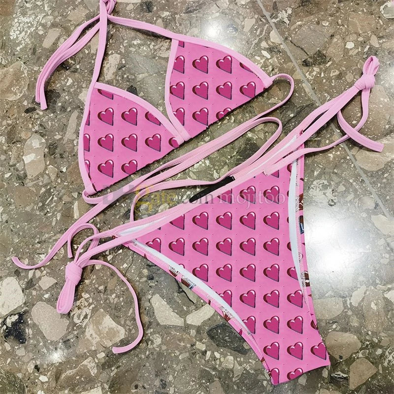 2025 Summer New Women's Slimming Swimsuit Sexy Beach Vacation Printed Strap Bikini - Sun Studio