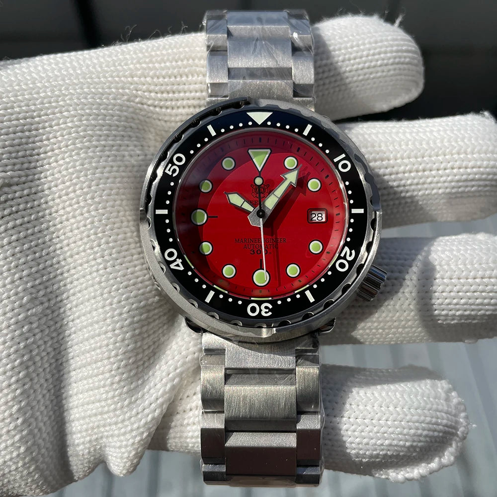 STEELDIVE SD1975 Luxury Automatic Watches Men Dive Watch 30Bar Waterproof Luminous Clock Sapphire Mirror Mechanical Wristwatch