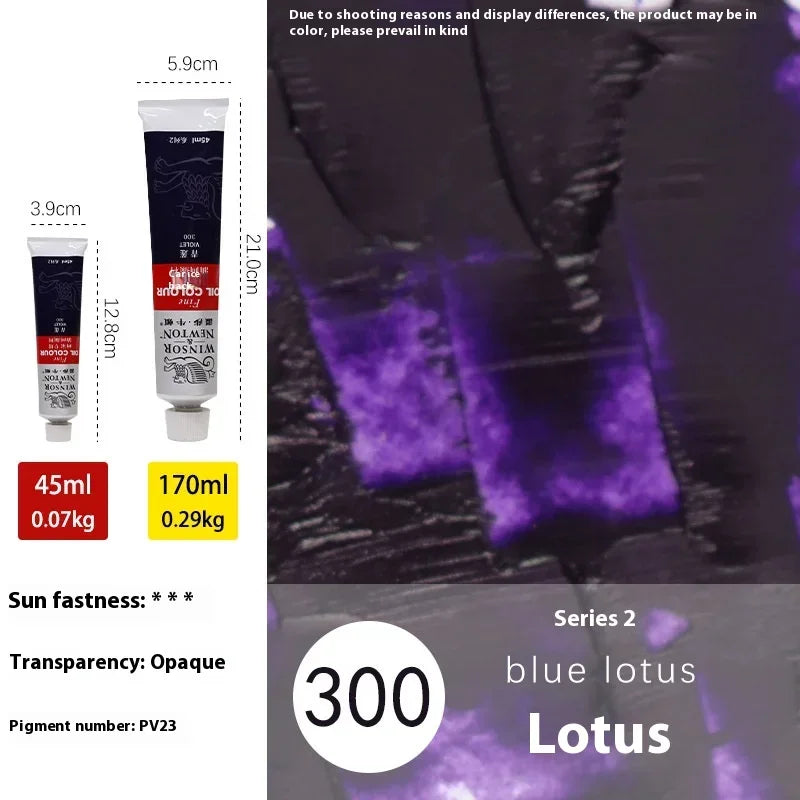 45ml Oil Paint Transparent Tube Fast Drying White Gold Silver Professional Color Painting Supplies For Artists Student Beginners