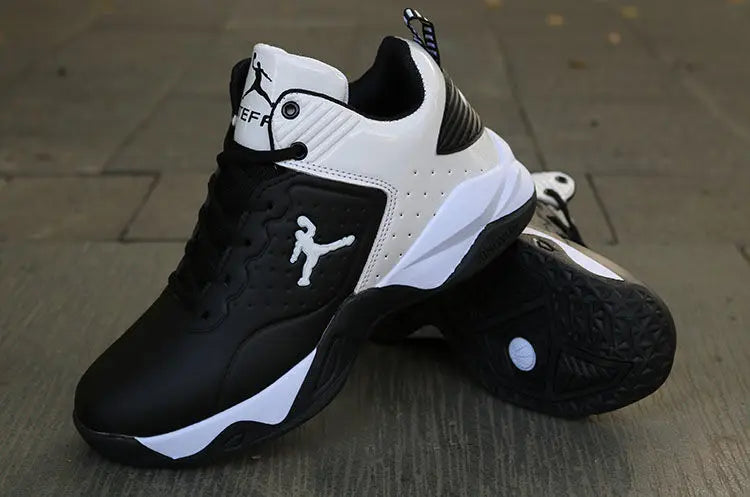 Brand Professional Men's White Red Blue Basketball Shoes Basketball Sneakers Anti-skid High-top Couple Man Basketball Boots - Sun Studio