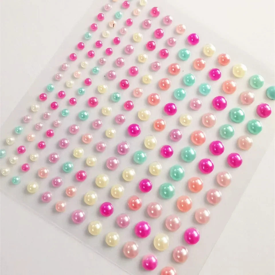 1 Pc Disposable Tattoo Stickers Face Jewelry Color Crystal Diamond DIY Eyes Face Body Waterproof Makeup Decorations Rhinestones