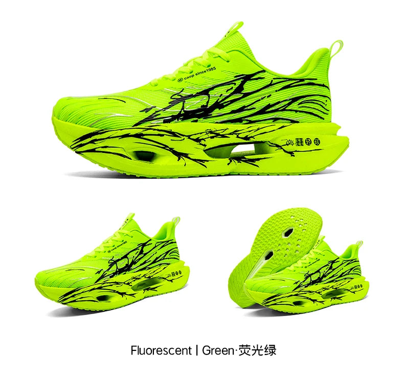Men Sport Shoes Professional Cushioned Carbon Plate Running Shoes Breathable Couple Casual Sneakers Marathon Athletic Footwear