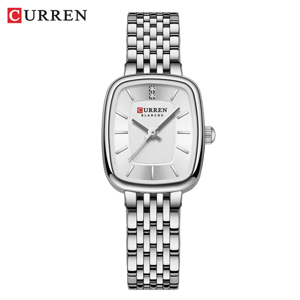 CURREN Luxury Women Watches Fashion Casual FemaleLadies Stainless Steel Quartz Wristwatches Life Waterproof Girlfriend Gift - Sun Studio