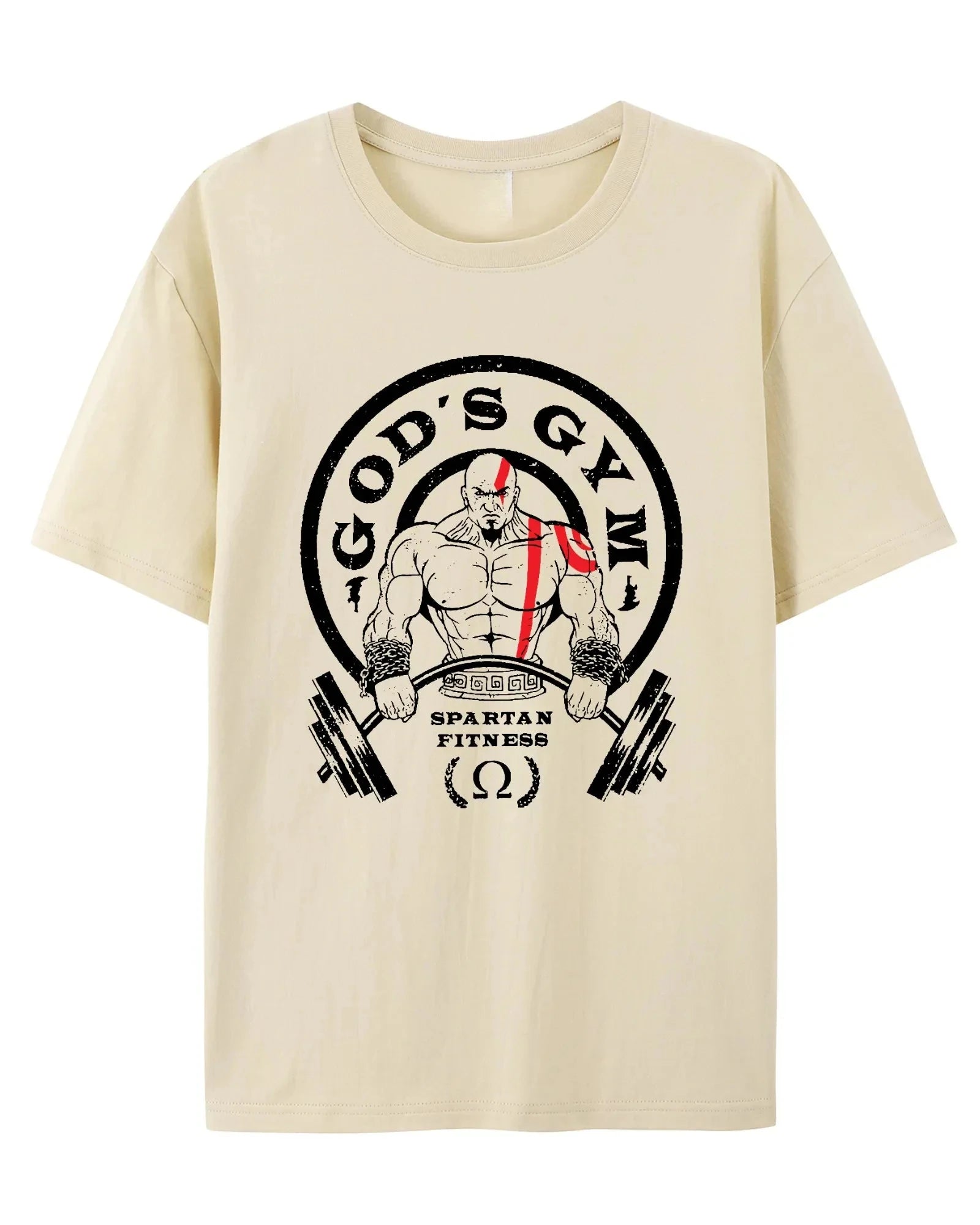 GOD'S GYM Fitness Training Gym Leisure T-Shirt Men's and Women's Luxury Brand - Sun Studio