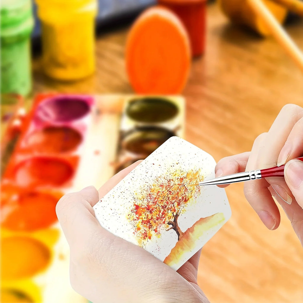 10/11/20/22Pcs Fine Detail Paint Brush Miniature Painting Brushes for Mini Paints Brush Set for Acrylic Watercolor Face Nail - Sun Studio