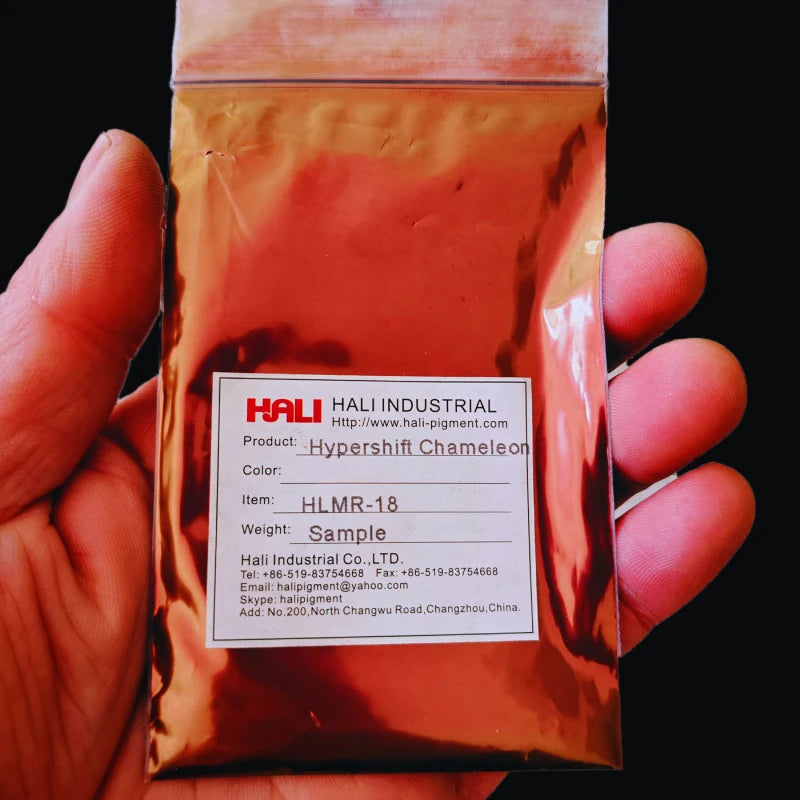 1G/Jar Super Chameleon Automotive Paint Pigment Powder Hypershift Chameleon Pigment Colorshift Blue/Red/Purple Item:HLMR-46