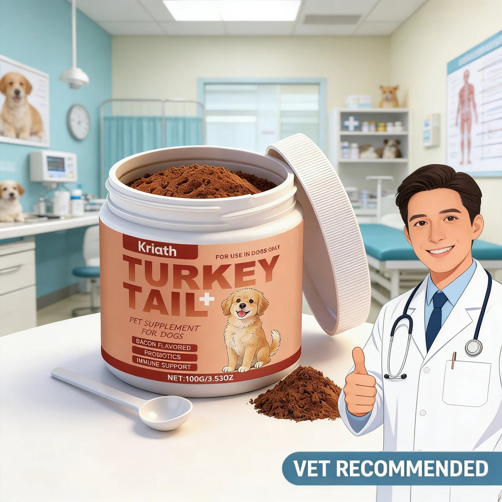 Pet Nutritional Supplements Bacon Flavor Promote Intestinal Function Improve Hair Gloss Maintain Joint Health Nutrition Products - Sun Studio