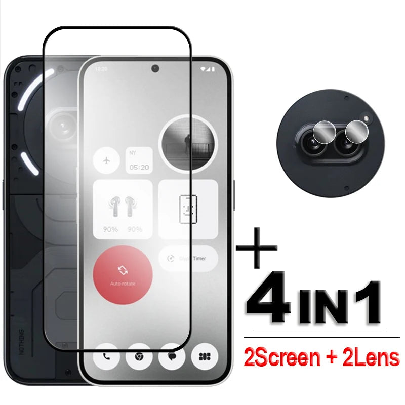 For Nothing Phone 2a Glass Nothing Phone 2a Tempered Glass 2.5D Full Cover Glue HD Screen Protector For Nothing Phone (2a) Film - Sun Studio