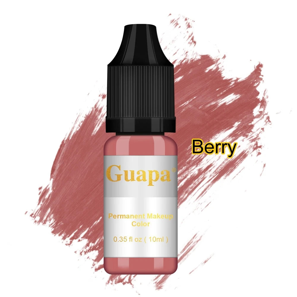10ML Tattoo Ink Micro pigment Lip Eyebrow Permanent Makeup Pigment Tattoo Supplies for Tattoo Eyebrow Eyeliner Lip