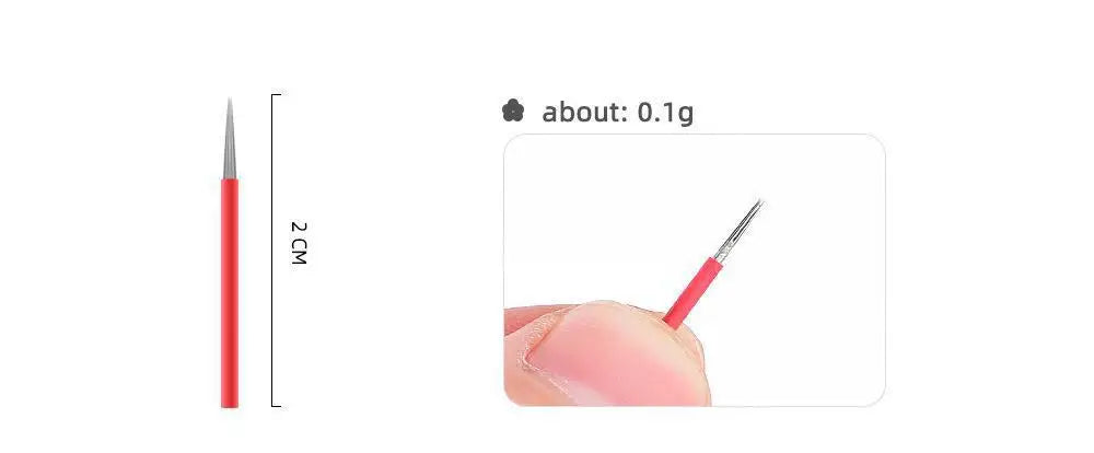 50Pcs Round Tattoo Needles Blades RS RL Microblading Permanent Makeup Fog Eyebrow Lip Needles Manual Pen Embroidery Needle - Sun Studio