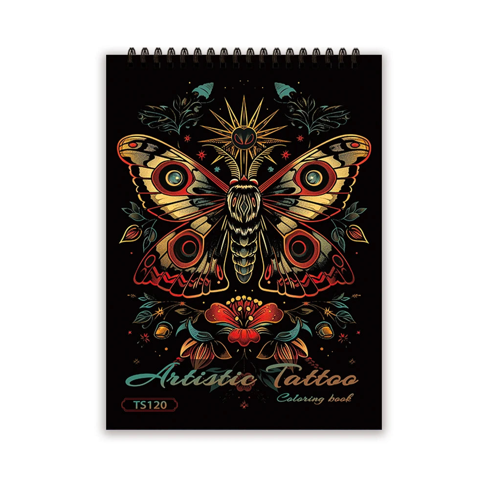 30 Sheets Stress Relief Coloring Book, 11.2x 8.3in,100gsm Thick Paper, Spiral Bound, Halloween Gift, Christmas Gift Option