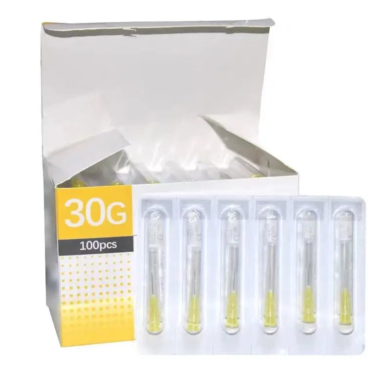 100pcs/box 30G 4mm 13mm Disposable Needle Small Painless Tattoo Needle Injection Needle surgical tool - Sun Studio