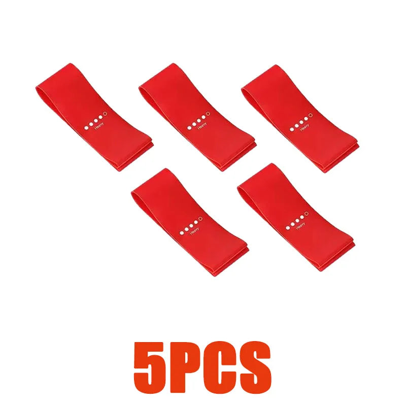 5/4/3/2/1PCS Fitness Equipment, Rubber Resistance Band, Yoga Gym, Elastic Gum Strength, Pilates, Women'S Weightlifting Exercise