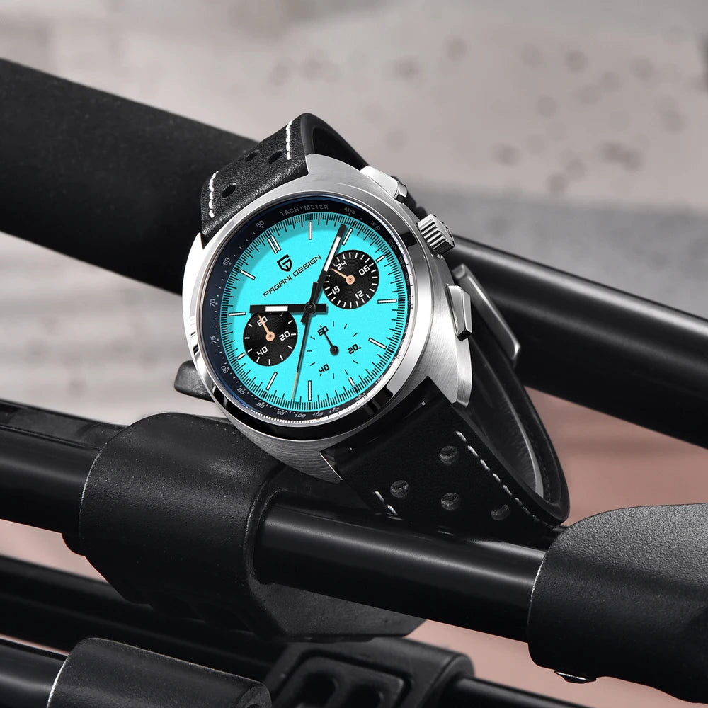 PAGANI DESIGN Panda Men's Watches 2025 Top Luxury Quartz Watch For Men Chronograph Wristwatches AR Sapphire Waterproof Luminous - Sun Studio