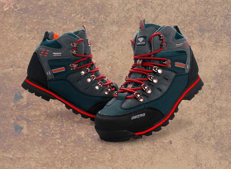 2026 High Gang Outdoor Hiking Shoes Men Winter Mountain Climbing Trekking Boots Top Quality Outdoor Fashion Casual Snow Boots - Sun Studio
