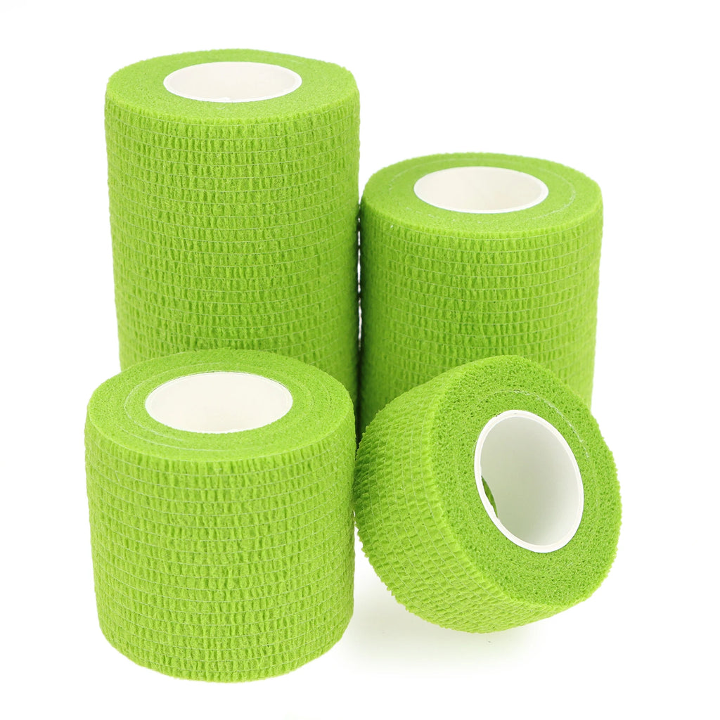 24 Pieces Elastic Bandage Tapes Athletic Tape Elastoplast Sports Recovery Strapping Gym Waterproof Muscle Relief Finger Ankle - Sun Studio