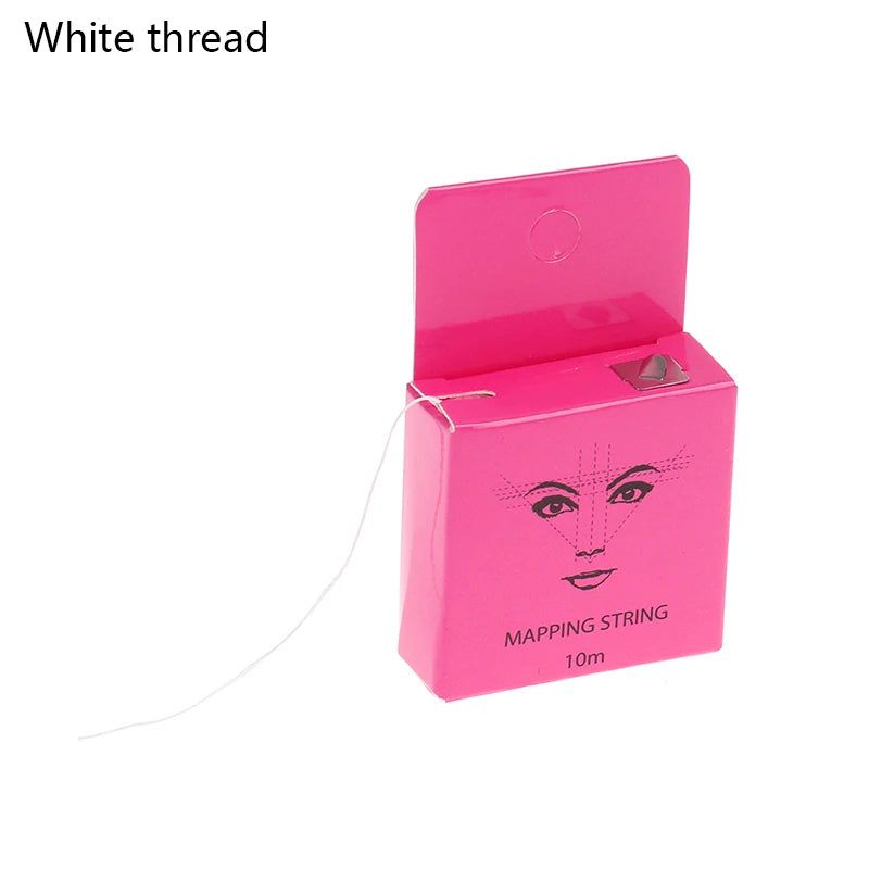 Make Up Dyeing Liners Thread Semi Permanent Positioning Eyebrow Measuring Mapping Tool Pre-ink String For Microblading Eyebow - Sun Studio