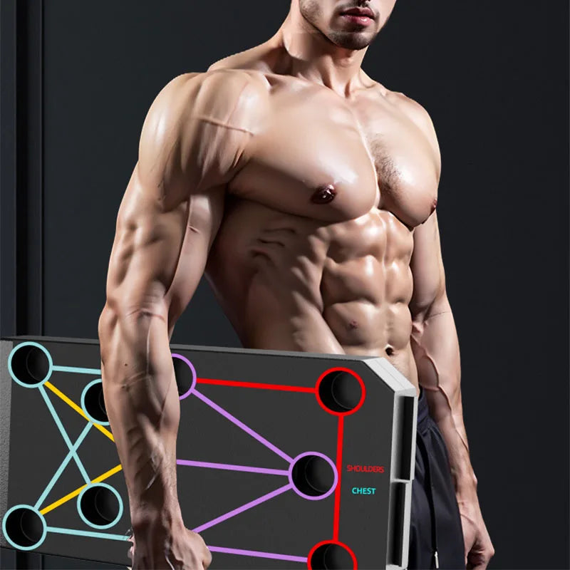 Multi-Functional Push-Up Stand Training Board – Fitness Equipment for Chest & Abdominal Muscle Training, Assists with Planks - Sun Studio