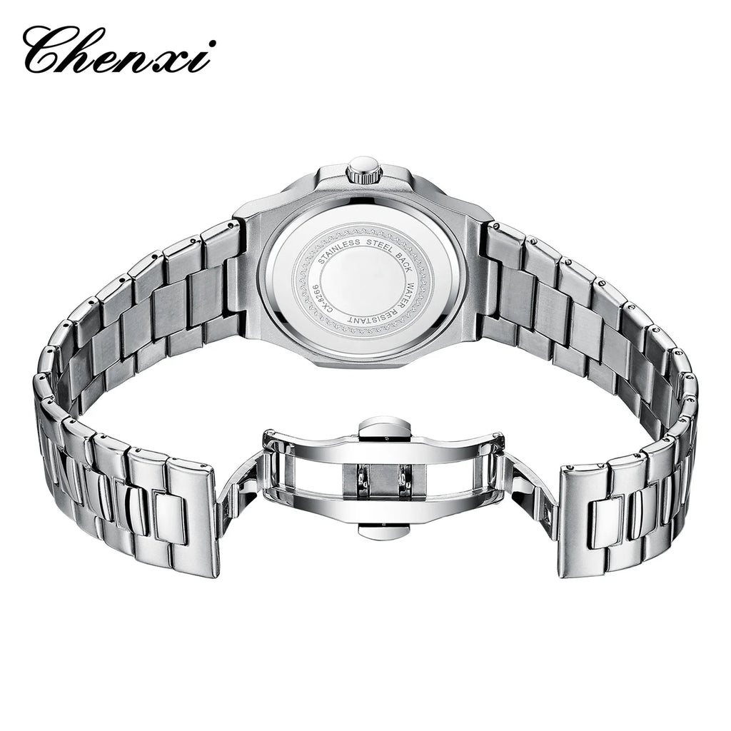 2025 New Man Watches Luxury Fashion Square Men's Quartz Watch Calendar Luminous Waterproof Stainless Steel High Quality Clock - Sun Studio