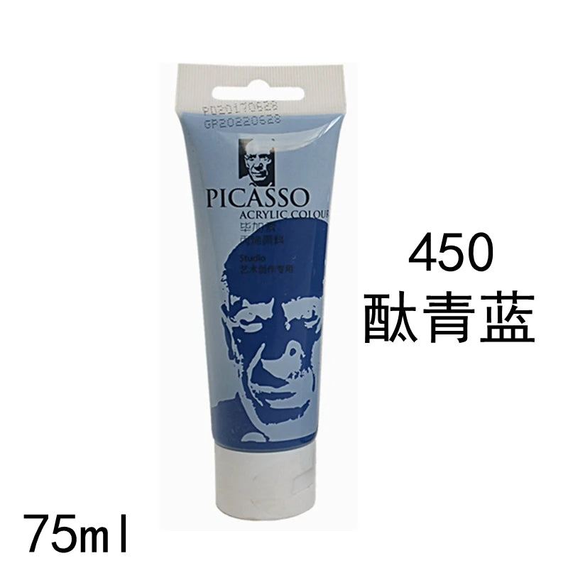 75ml Acrylic Paint Non Toxic Non Fading,Rich Pigments for Painters, Adults for Canvas Wood Clay Fabric Ceramic Craft Supplies
