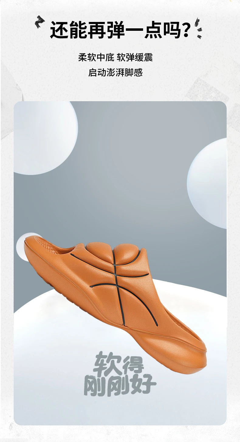 Slippers for men in summer trendy for outdoor sports dual purpose anti slip and odor resistant sandals basketball Slippers - Sun Studio