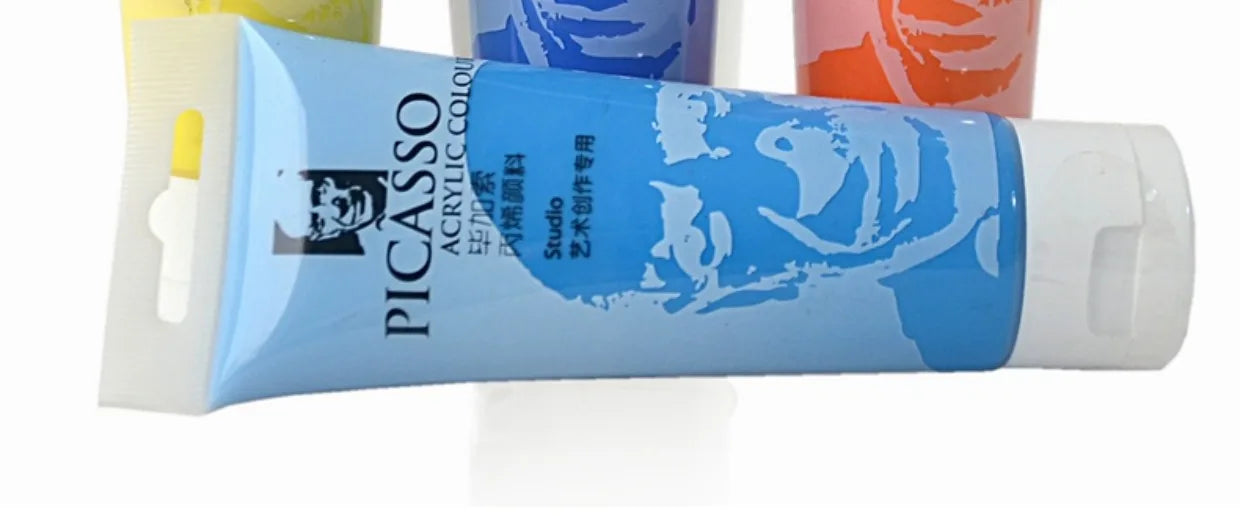 75ml Acrylic Paint Non Toxic Non Fading,Rich Pigments for Painters, Adults for Canvas Wood Clay Fabric Ceramic Craft Supplies - Sun Studio