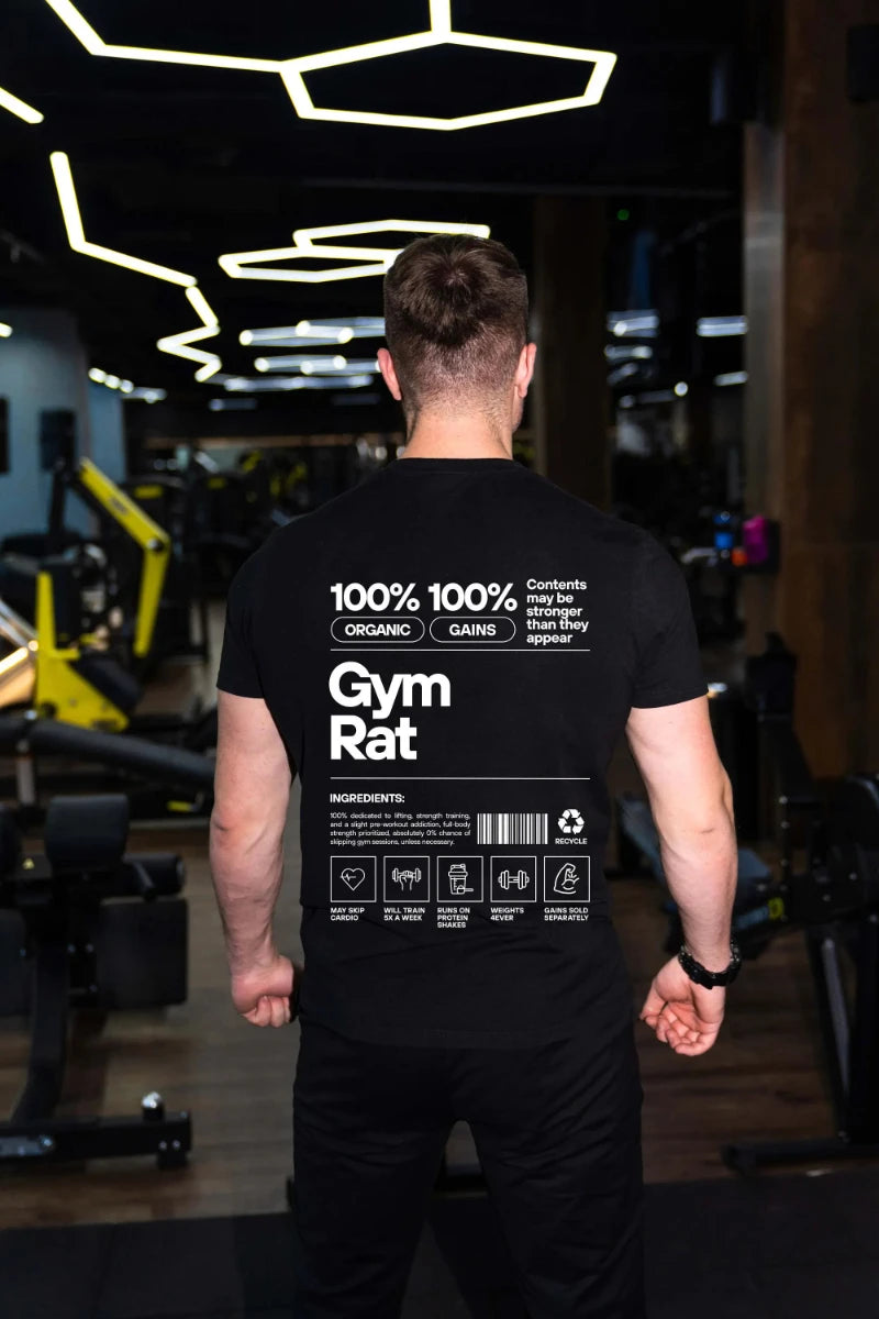 Gym 2025 T-shirt, Men's and Women's Gym Training T-shirt, Dumbbell T-shirt, Cool Gym T-shirt, Cotton Comfortable Fashion Top - Sun Studio