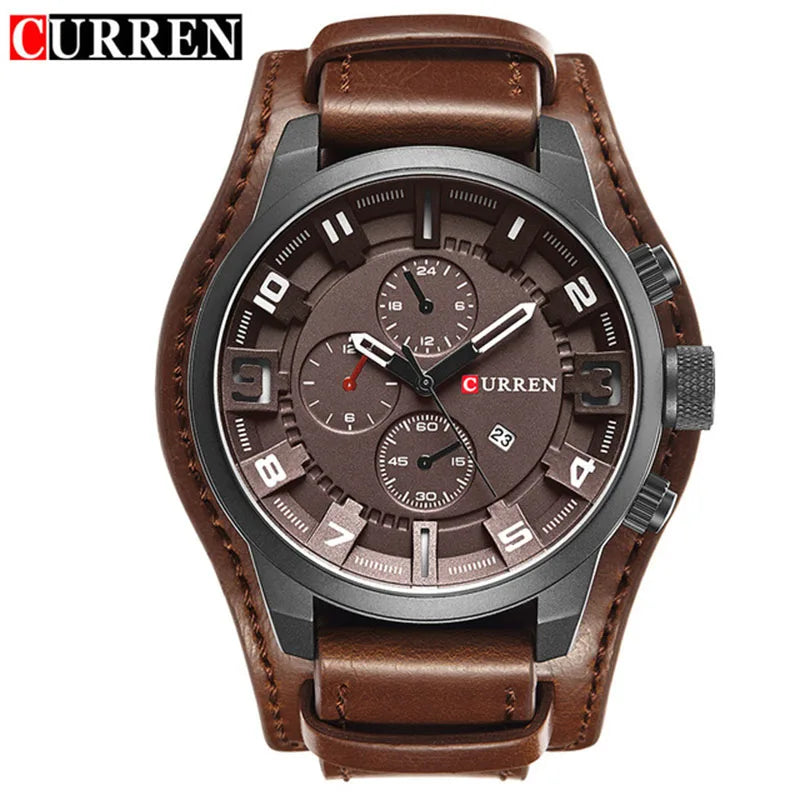 CURREN Men's Watches Top Brand Luxury Fashion&Casual Business Quartz Watch Date Waterproof Wristwatch Relogio Masculino - Sun Studio
