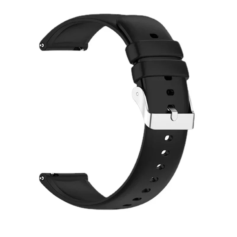 Hot Sell 20MM 22MM Silicone Watch Strap 20/22mm Universal Watchband Wristwatch Band for P22 Smartwatch &Other Watches Bracelet - Sun Studio