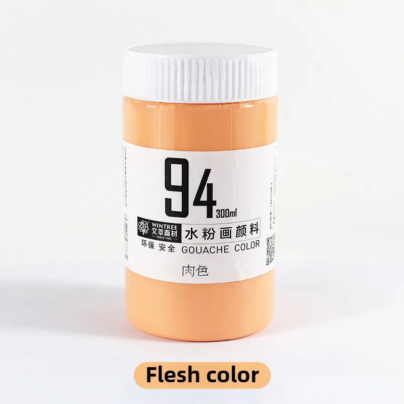 Gouache Paint Super Gouache Color 300ml Single Pack Art Class Non-toxic Beginner Pigment Art Student Special Large Bottle - Sun Studio