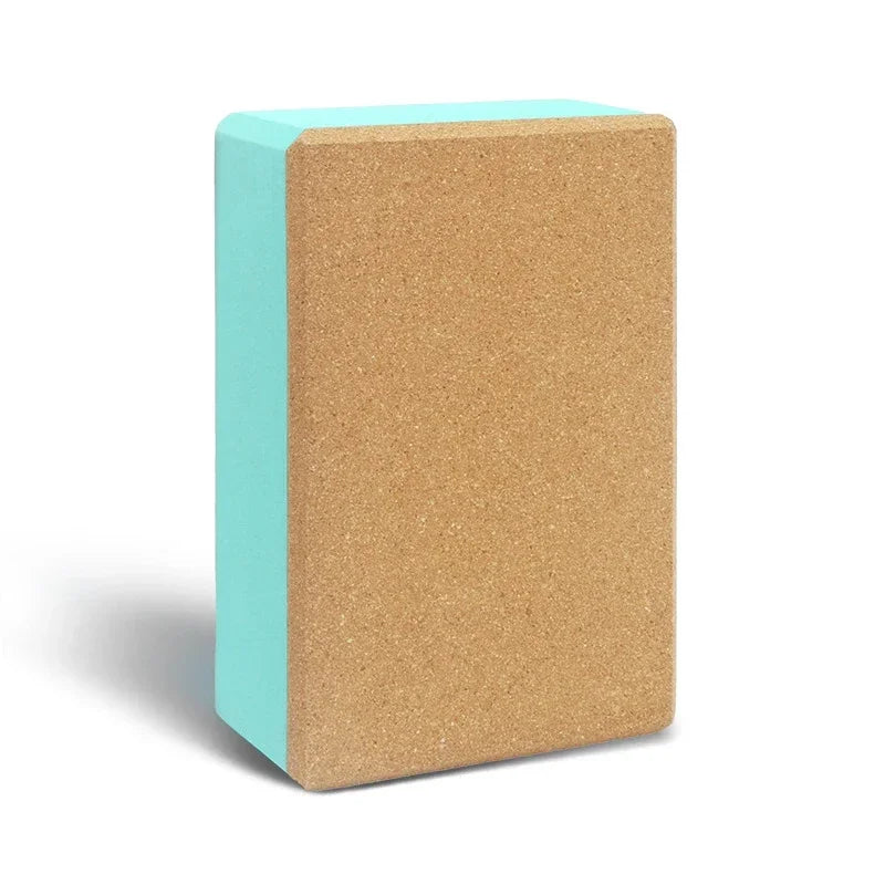 Yoga Brick EVA And Cork Synthetic Strench Exercise Yoga Block Home Use Gym Fitness Pilates Yoga Assistive Equipment For Dancing - Sun Studio